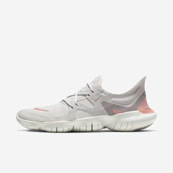 Nike Free RN 5.0 - Női Futócipő - Szürke/Platina/Rózsaszín